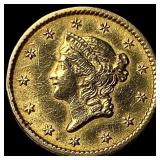 1852 Gold $1 Liberty Head UNCIRCULATED
