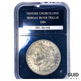 1884 Morgan Silver Dollar  GENUNC