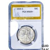 1935-S Walking Liberty Half Dollar PGA MS64+