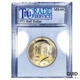 1973 Kennedy Half Dollar TRU MS64