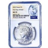2023 Silver Peace Dollar NGC MS70