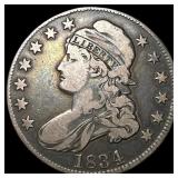 1834 Capped Bust Half Dollar LIGHTLY CIRCULATED