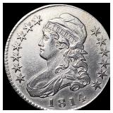 1814 Capped Bust Half Dollar CLOSELY UNCIRCULATED