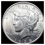 1925-S Peace Silver Dollar CHOICE AU