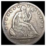1862-S Silver Seated Liberty Half Dollar  LIGHTLY