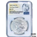 2023 Silver Peace Dollar NGC MS70