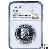 1963 Franklin Half Dollar NGC PF67