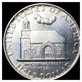 1936 Silver Delaware Tercentenary Half Dollar UNCI