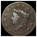 1840 Braided Hair Large Cent NICELY CIRCULATED