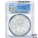 2013 Silver Eagle PCGS MS67