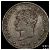 1812M Italy Napoleon I Copper 1 Soldo