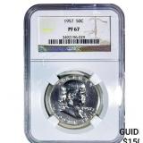 1957 Franklin Half Dollar NGC PF67