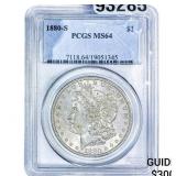 1880-S Morgan Silver Dollar PCGS MS64