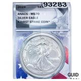2024 Silver Eagle ANACS MS70