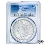 1882-O/S Morgan Silver Dollar PCGS MS61 Weak