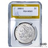 1900-S Morgan Silver Dollar PGA MS63