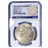 1883-O Morgan Silver Dollar NGC MS63