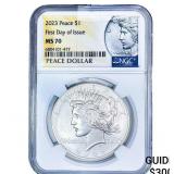2023 Silver Peace Dollar NGC MS70