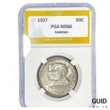 1937 Antietam Half Dollar PGA MS66