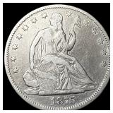 1875-CC Silver Half Dollar LIGHTLY CIRCULATED