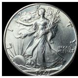 1947-D Silver Half Dollar Walking Liberty UNCIRCUL