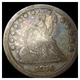 1876 Seated Liberty Quarter NICELY CIRCULATED