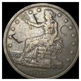 1877-S Silver Trade Dollar LIGHTLY CIRCULATED