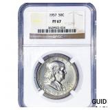 1957 Franklin Half Dollar NGC PF67