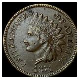 1874 Indian Head Cent CLOSELY UNCIRCULATED