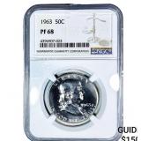 1963 Franklin Half Dollar NGC PF68