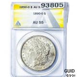 1890-S Morgan Silver Dollar ANACS AU55