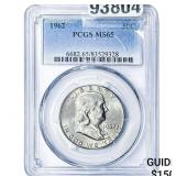 1962 Franklin Half Dollar PCGS MS65