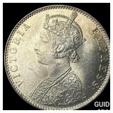 19th Century Bikanir State Silver 1 Rupee