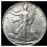 1937-S Silver Half Dollar CLOSELY UNCIRCULATED