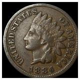 1886 Indian Head Cent NEARLY UNCIRCULATED