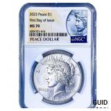 2023 Silver Peace Dollar NGC MS70