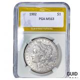 1902 Morgan Silver Dollar PGA MS63