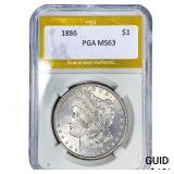 1886 Morgan Silver Dollar PGA MS63