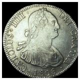 1808-Mo TH Mexico Silver 4 Reales CLOSELY UNCIRCUL
