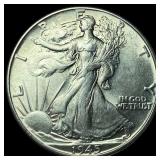 1945-S Silver Walking Liberty Half Dollar NICELY C