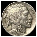 1919-P Buffalo Nickel NEARLY UNCIRCULATED
