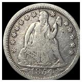 1854-O Silver Seated Liberty Dime NICELY CIRCULATE