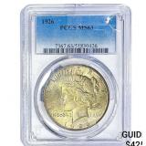 1926 Silver Peace Dollar PCGS MS63