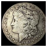 1904-S Silver Morgan Dollar LIGHTLY  CIRCULATED