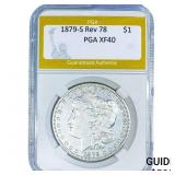 1879-S Rev 78 Morgan Silver Dollar PGA XF40