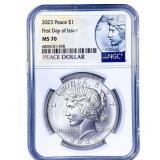 2023 Silver Peace Dollar NGC MS70