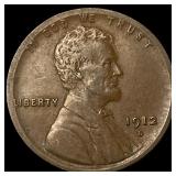 1912-D Bronze Lincoln Wheat Cent NEARLY UNCIRCULAT