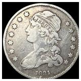 1831 Capped Bust Silver Quarter LIGHTLY CIRCULATED