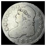 1813 Capped Bust Half Dollar NICELY CIRCULATED
