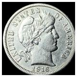 1916 Barber Dime CLOSELY UNCIRCULATED